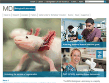 Tablet Screenshot of mdibl.org